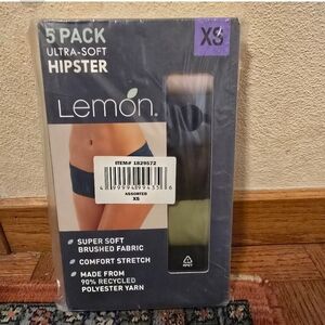 Lemon Black Boxer Briefs Premium Comfort